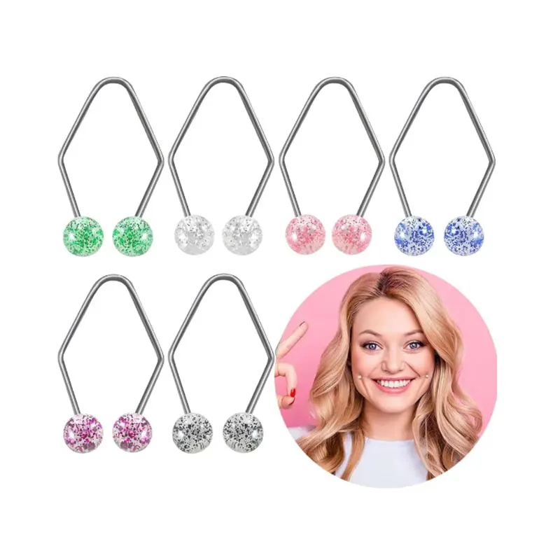 صانع الدملات للوجه، أداة تمارين الوجه، صانع الدمل للخدود، أدوات تجميل سهلة الارتداء، تطوير مجوهرات الابتسامة الطبيعية