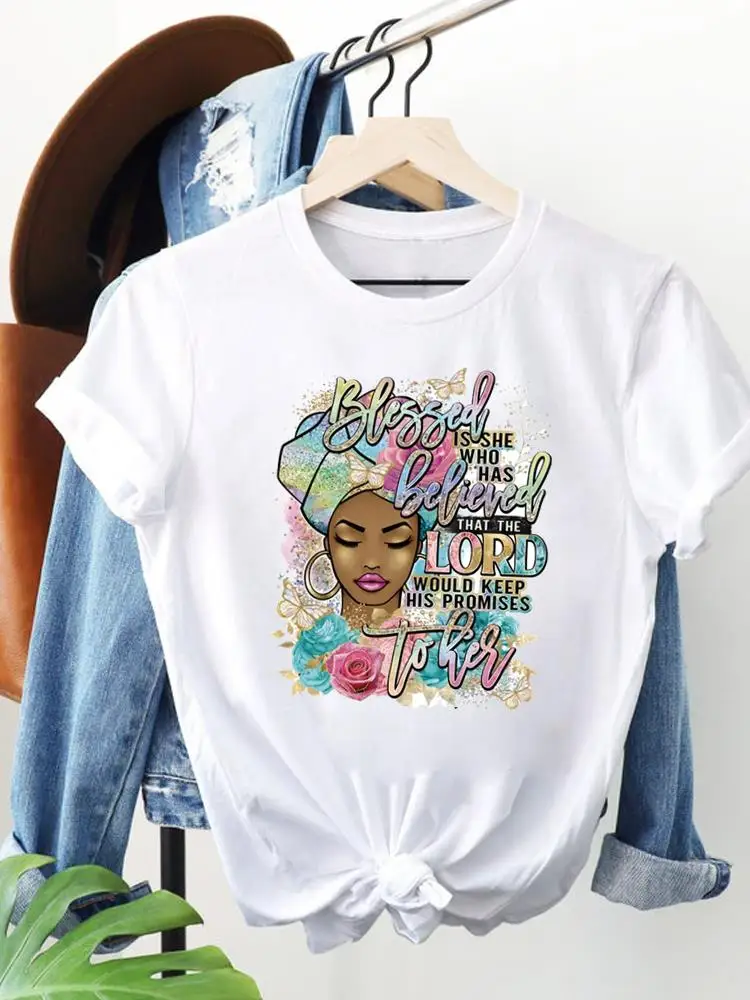 

Graphic T-shirts Clothing Fashion Women Print 90s Letter Lovely Cute Trend Short Sleeve Top Cartoon Tshirt Printing Tee