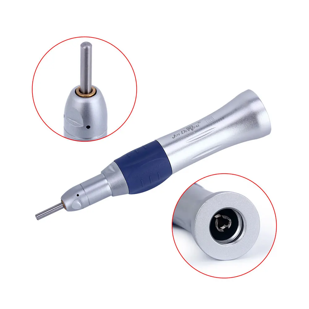 AZDENT Dental-Handstück mit niedriger Geschwindigkeit, Druckknopf, Winkelstück, gerade Nase, Kegelriegel, Winkelstück, E-Typ-Luftmotor, 2/4 Löcher – Detail 9