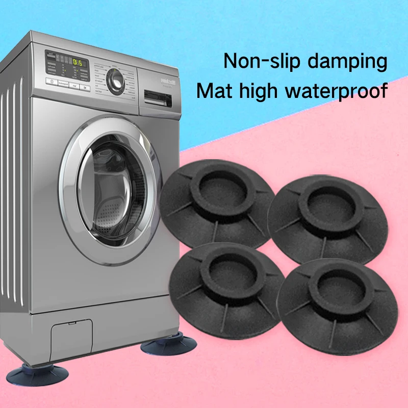 AntiVibrationPadsWashingMachineRubberFeetLegsMatUniversalAnti