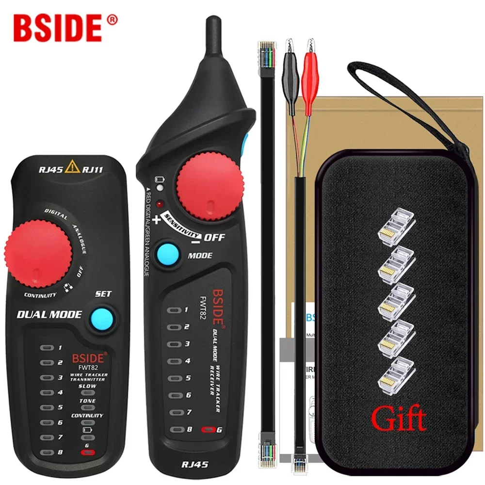 BSIDE FWT82/81 Network Cable Tracker Professional RJ45 RJ11 Telephone Toner for Ethernet LAN analyzer tools