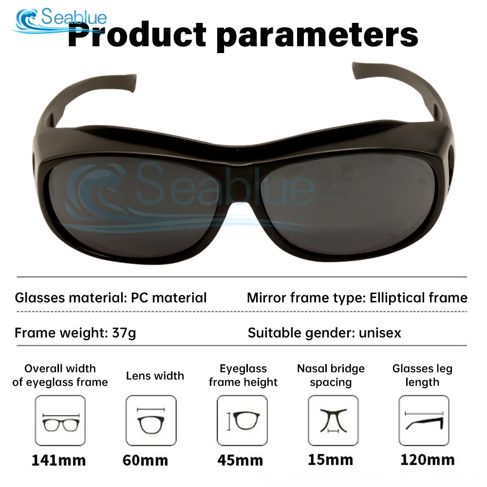 Lot de 2 lunettes de protection anti-UV vert et rouge, présentées côte à côte sur fond blanc.