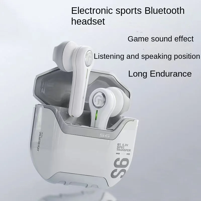 

Game Earphones Wireless Bluetooth Headset Esports All for 1 Real and Free Shipping Wireless Headset HIFI Sound Quality Earbuds