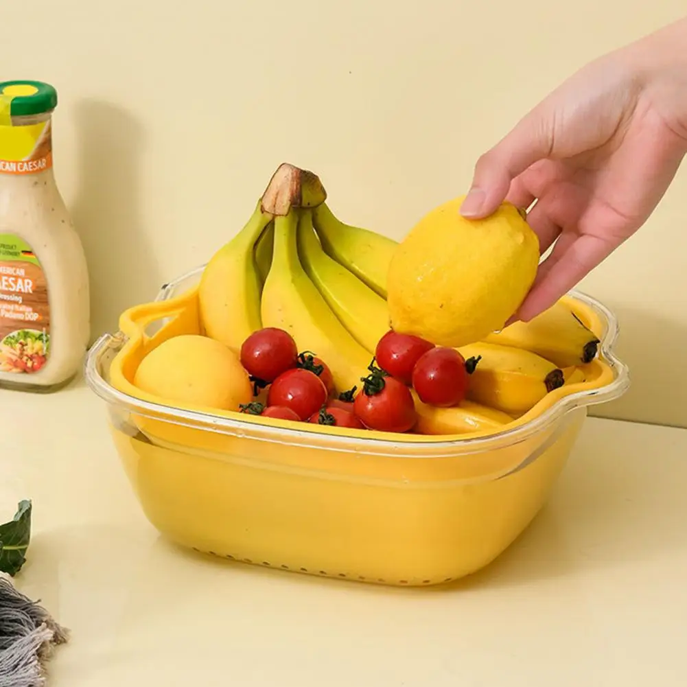 

Storage Basket 8Pcs/Set Durable Detachable Inner PET Inverted Dustproof Fruit Basket for Kitchen