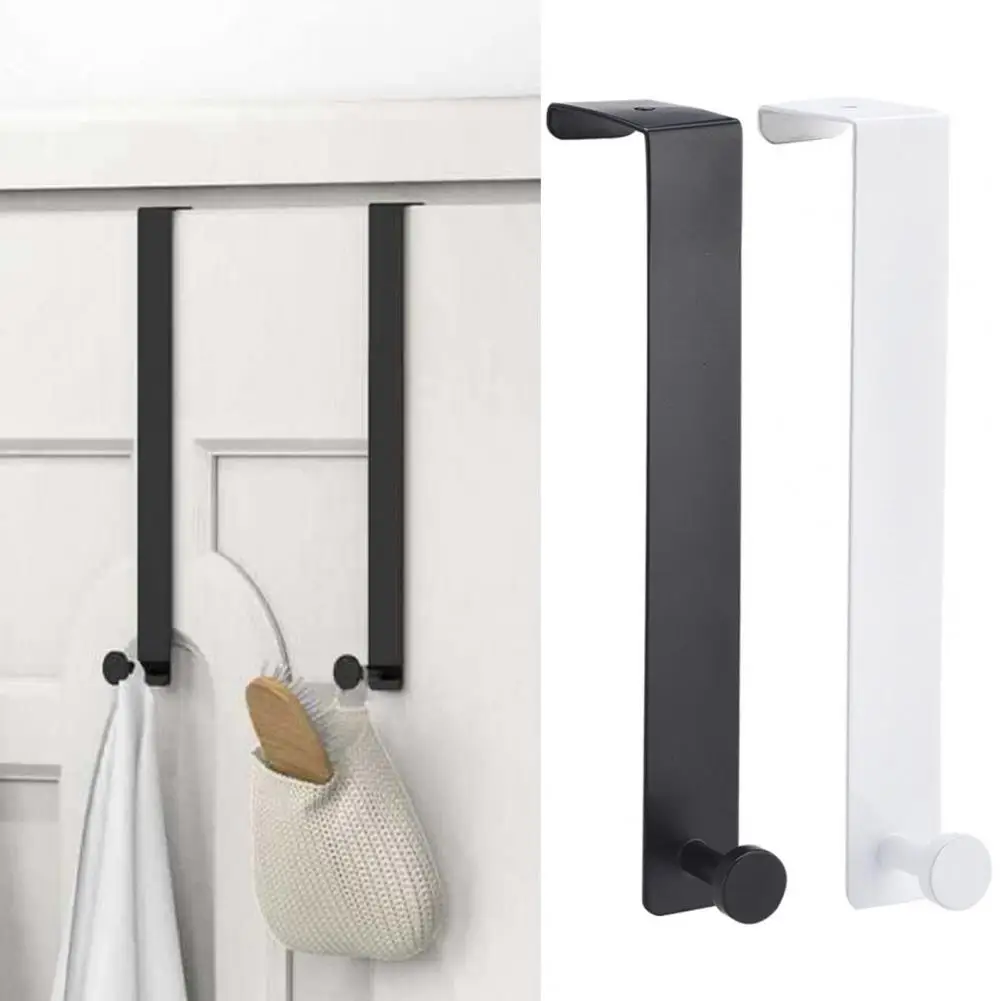 Clothes Hook Versatile Door Hook Space-saving Cabinet Door Multi-purpose Holder for Clothes Hats Towels Bathroom Towel