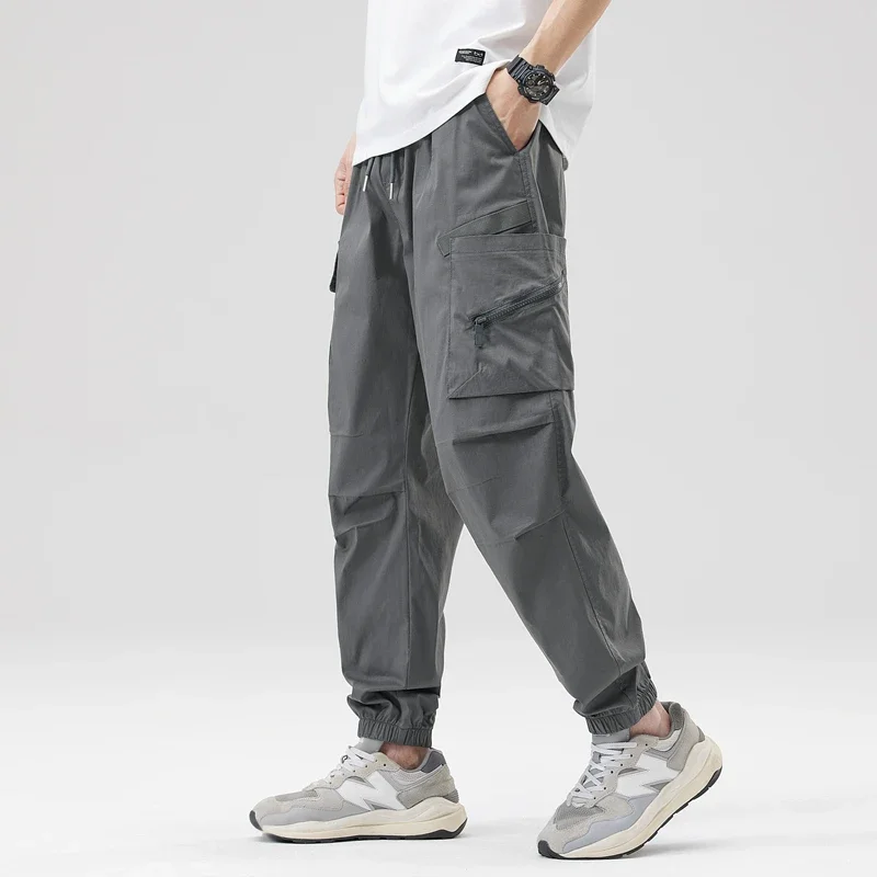 

Брюки-султанки мужские хлопковые, повседневные уличные спортивные штаны, удобные уличные спортивные штаны, брюки в американском стиле
