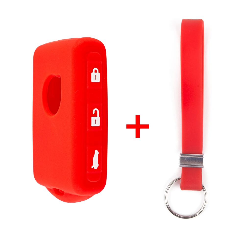 Silicone Car Key Cover & Keychain Accessory