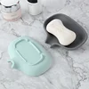 1pcs Silicone soap box soap holder, shower, bathroom, kitchen, bathtub self draining soap tray, bathroom accessories 3