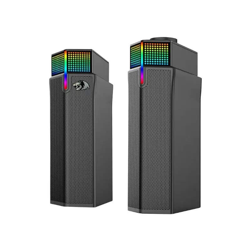 Redragon GS511 Wireless RGB Desktop Speakers 2.0 PC Gaming Soundbar RGB Backlight & All-in-one Control USB Powered