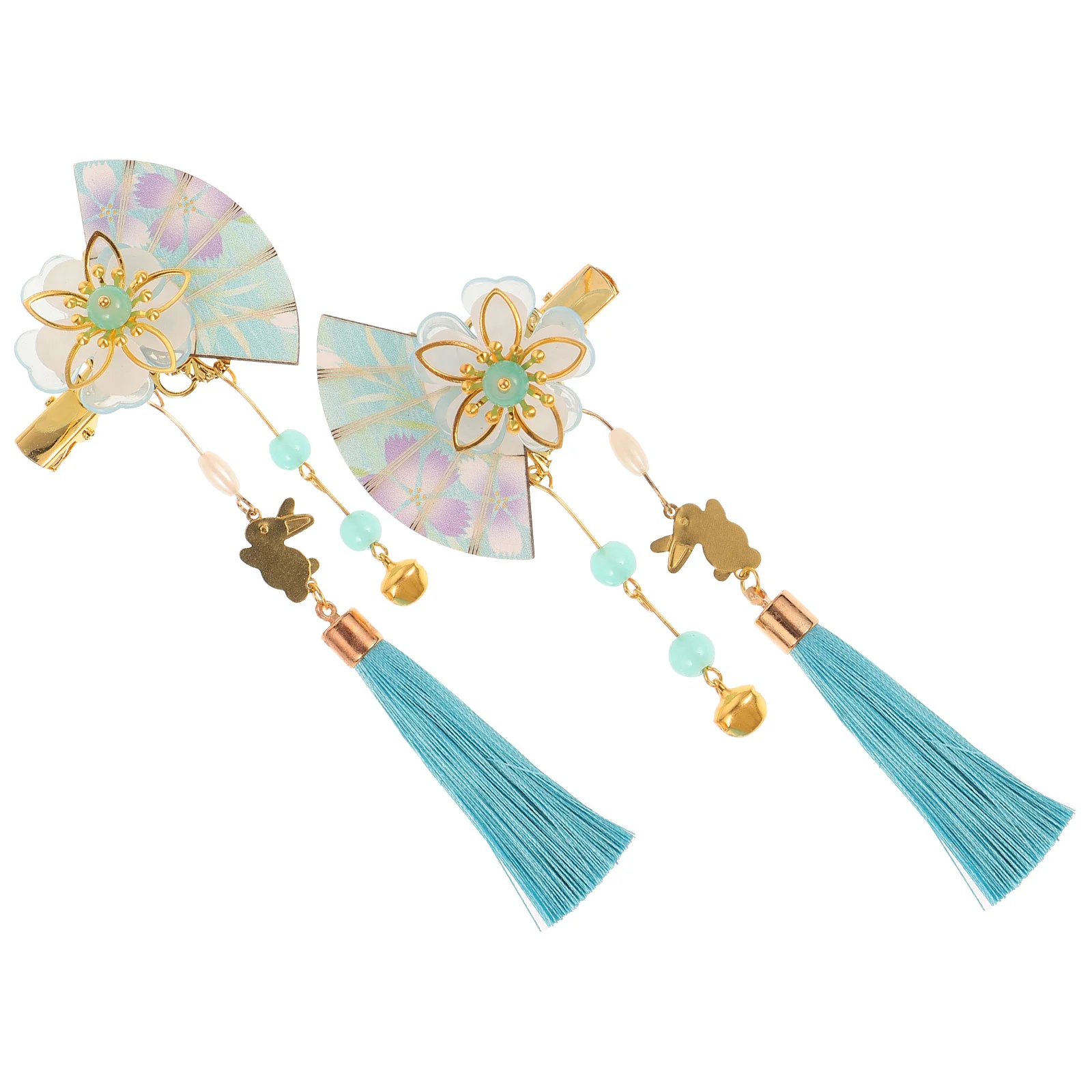 

Женские заколки для волос 2 шт., заколки для волос с кисточками, аксессуары, заколки, детские заколки для девочек, заколки для волос, стильный головной убор, цветок