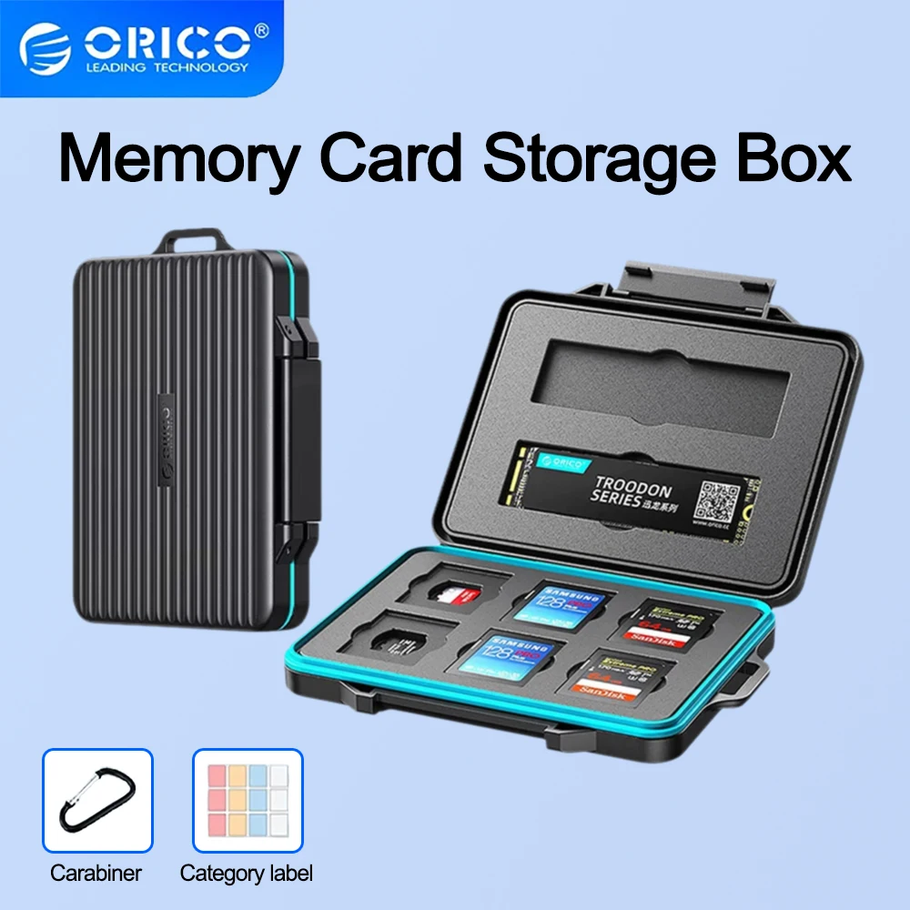 ORICO M2 SSD용 보관 케이스 휴대용 메모리 카드 보호 파우치 여행용 ..