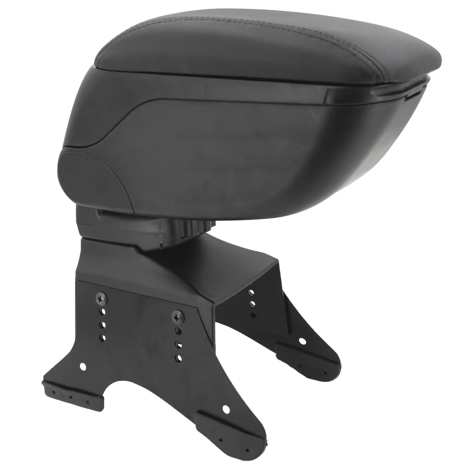 Universal Black Armrest Arm Rest Storage Box Centre Console For VW Bora Fox Golf Jetta Multivan