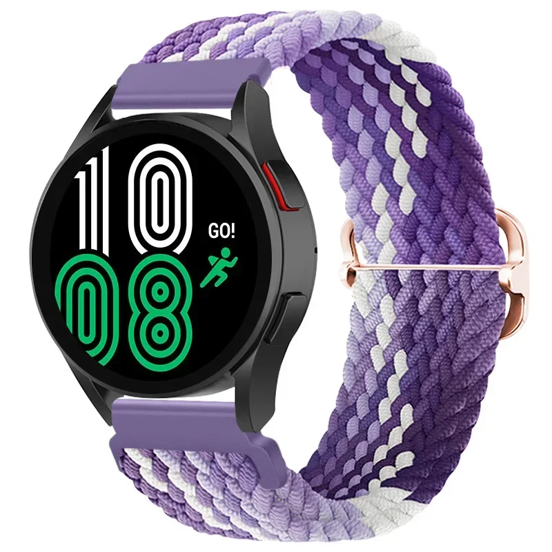 Breathable Nylon Braided Loop Wristband, 20/22mm