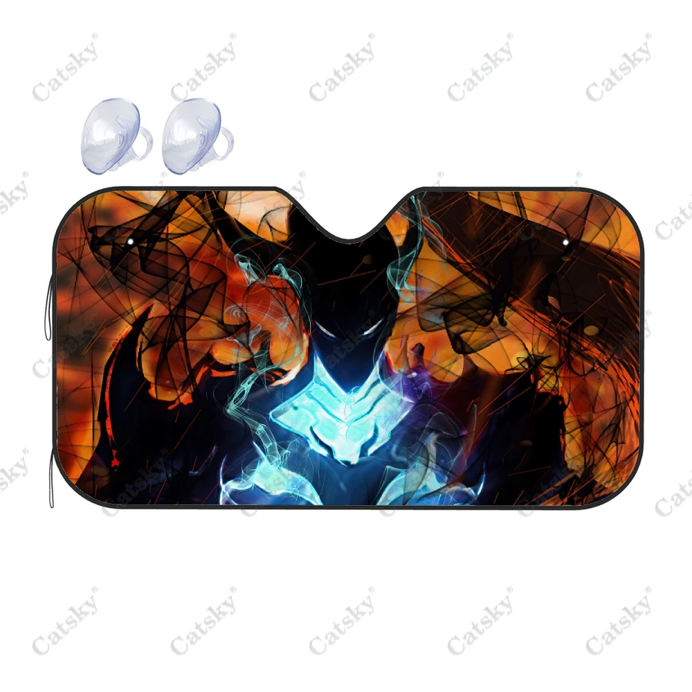 

Anime Solo Leveling Car Auto Accessories Windshield Sunshade Foldable Sunvisor Protect UV Sunshade Visor Shield for SUV Cool