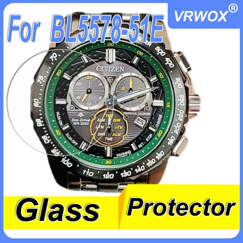 

3PCS Tempered Glass For Citizen L5578-51E SmartWatch Ultra Clear Screen Protector Slim Film Tempered Glass