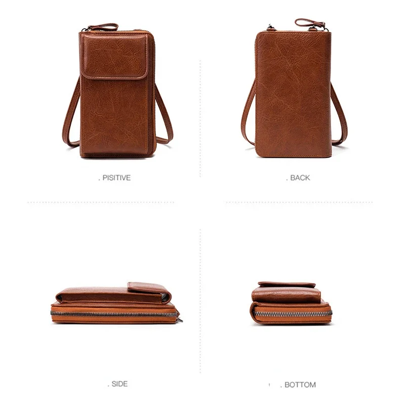 Women Small Crossbody Bags PU Leather Cell Phone Purse Wallet with Card Slots Cross body Bag Wallet for Phone,Cards,Accessories