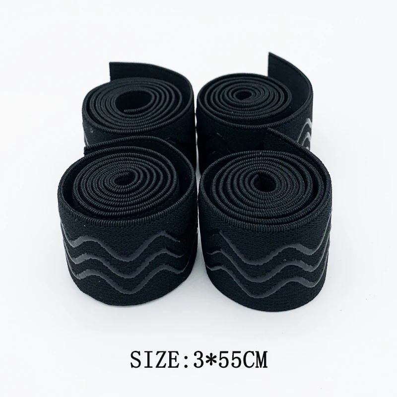 High Resilience Silicon Gel Nylon Wig Band Sewing Wide 3*55cm Elastic Bands For Underwear Sewing Rubber Wig Making Material Tool hair band