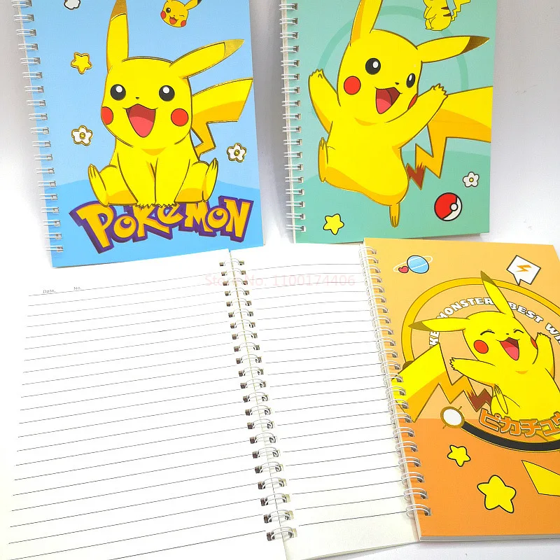 10pcs Pokemon Anime Action Pikachu Pet Notebook Loose-Leaf Coil This  Student Stationery Award Gift Kawaii Cute School Supplies - AliExpress