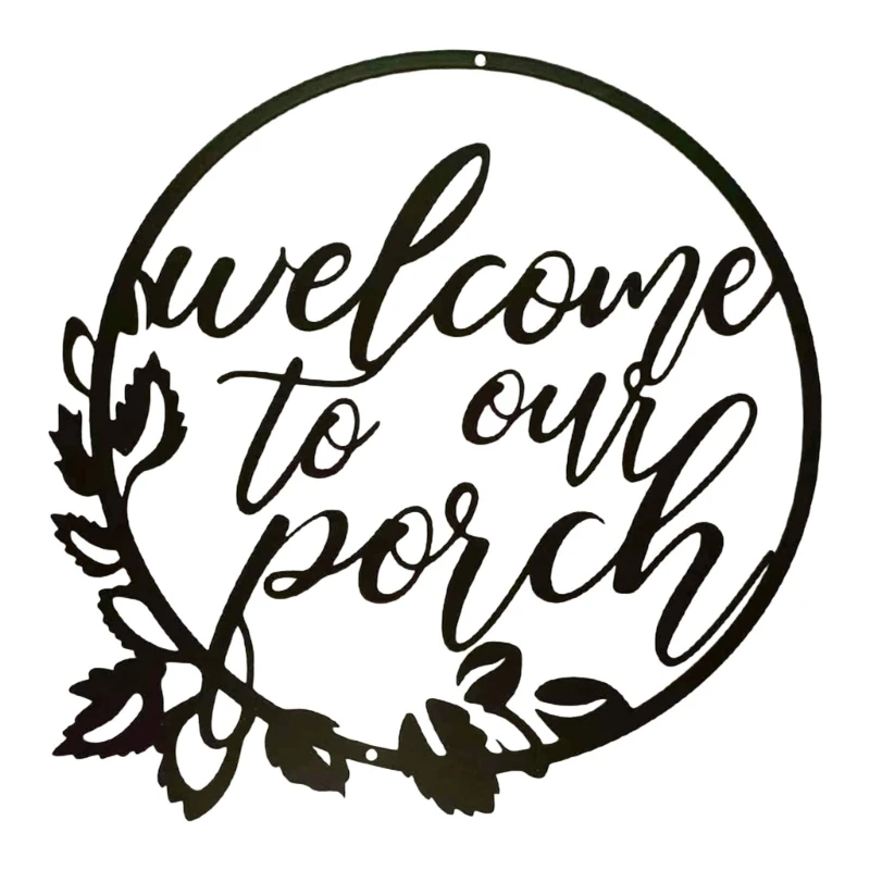 

Добро пожаловать птицы на ветке металлические настенные рисунки для элегантных внутренних и наружных украшений