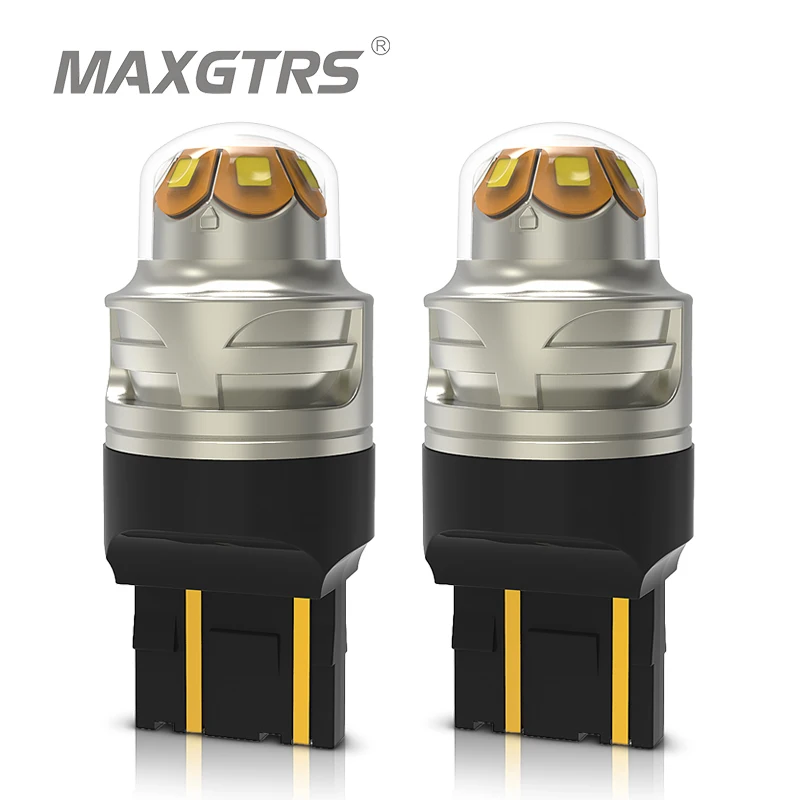 2X7443 7444 T20 W21/5W 1157 Bay15D Led Drl Lampadine A Led 12V 6500K Bianco Super Luminoso 3030 Smd Per Lada Kalina Granta Vesta