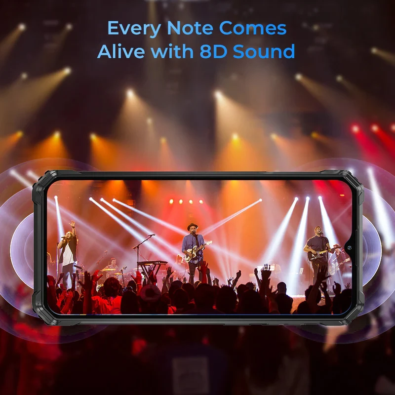 Oukitel WP36 Pro Rugged Phone 6GB+256GB 10600mAh 6.52'' FHD+ Display MTK MT8788 Octa Core 13MP Camera NFC OTG 4G Smartphone