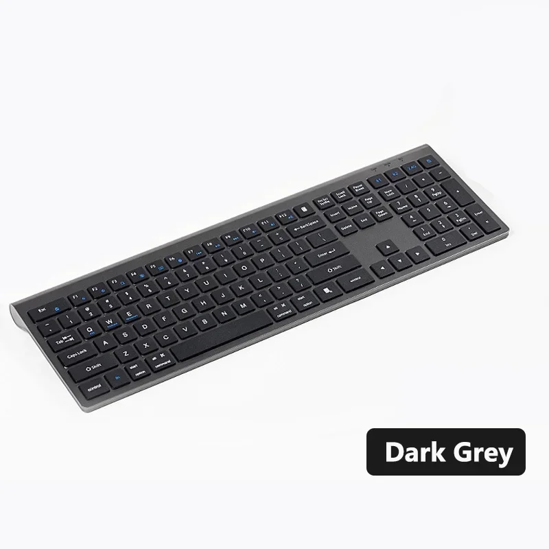 Bluetooth מקלדת שלושה מצב 2.4g מקלדת אלחוטית, משולבת עכבר רב מכשיר מקלדות נטענת עבור iOS/אנדרואיד/חלונות