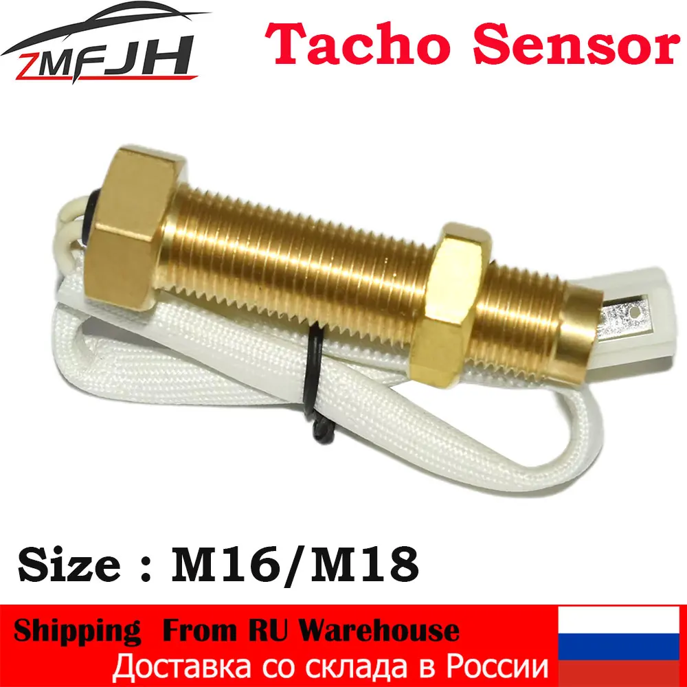 Ad Motore Diesel Contaore Contagiri Sensore M16 M18 Per Marine Car Motor Boat Tachimetro Contaore Rpm Gauge Accessori Per Camion