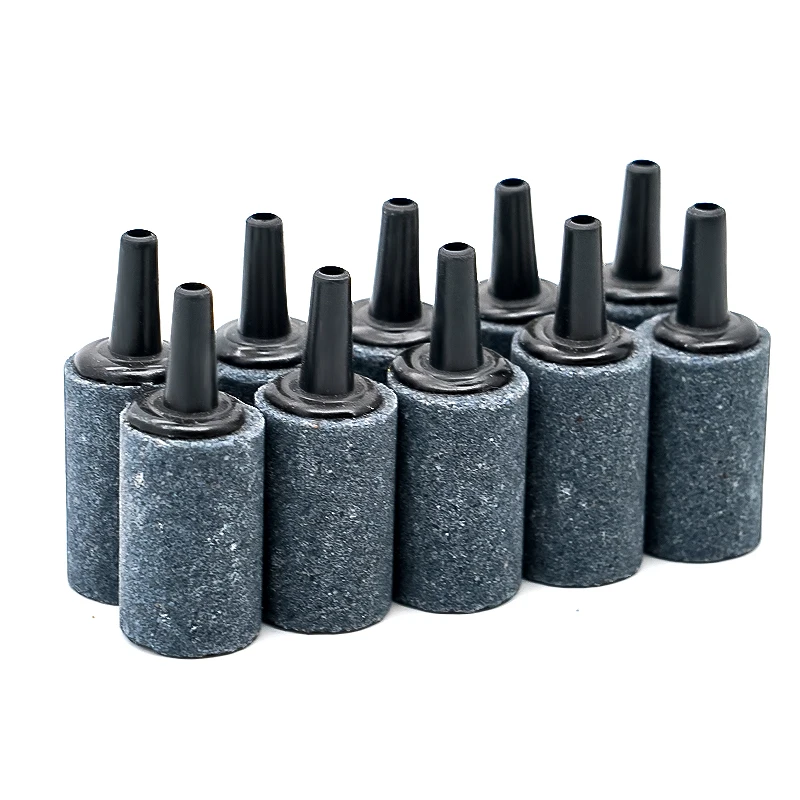 2/5/10pcs Aquarium Cylinder Shape Air Stone Mineral Bubbles Release Fish Tank Punp Airstone Aeration Aerator Accessories 4