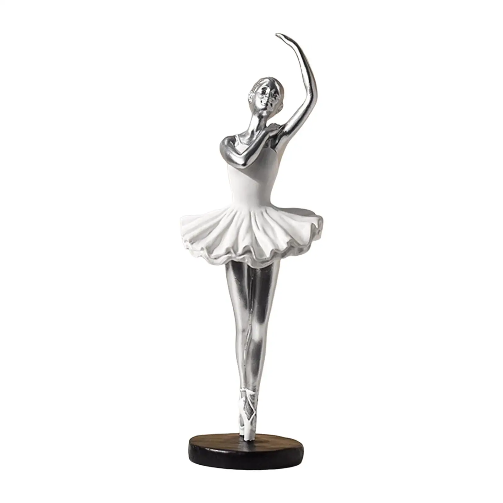 Graceful Ballerina Resin Dance Sculpture