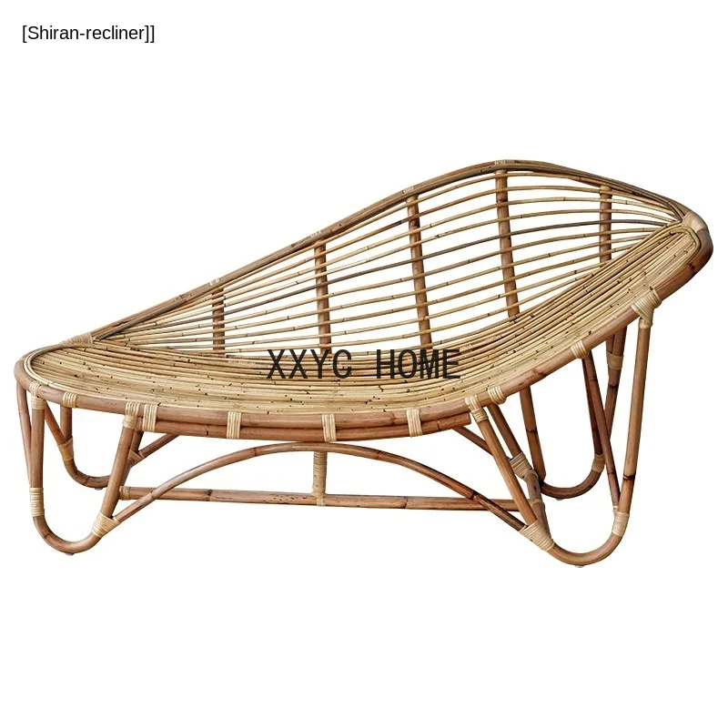 

Шезлонг Из Ротанга, стул для дома из ротанга, простой удобный уличный диван со спинкой для балкона