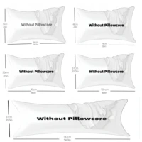 Kuup 1/2pcs Pillowcase Pillow Cover Silky Satin Hair Beauty Pillow Case Comfortable Pillow Case Home Decor Wholesale 2