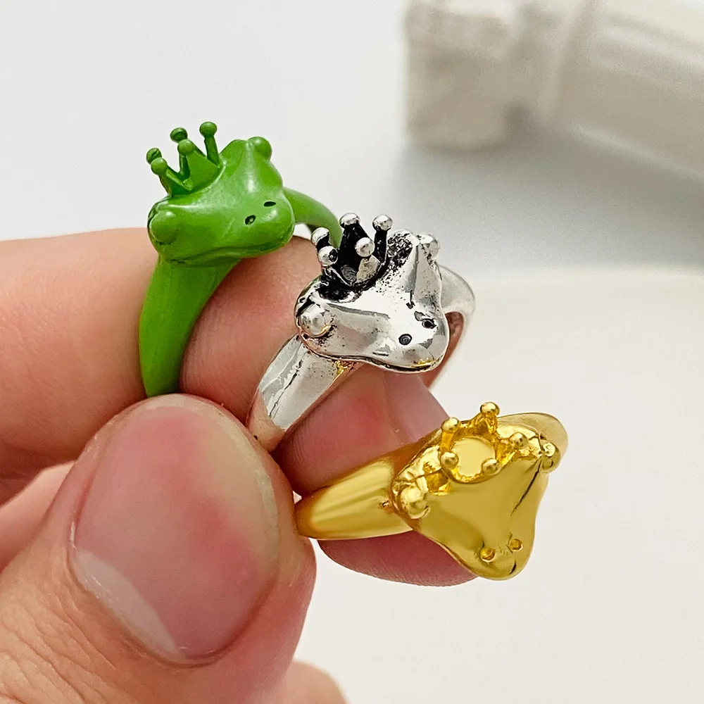 Green sale frog ring