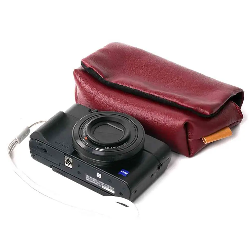 JJC Housse compacte pour appareil photo avec tissu Oxford résistant en polyester (fermeture magnétique) pour Ricoh GR IV IIIx III II pour Sony RX100 III IV V VI pour Canon G7X Mark