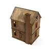 1: 72 Eastern European Second Floor Building Scene Wooden Assembly Model Decoration DIY Handmade Gift 5