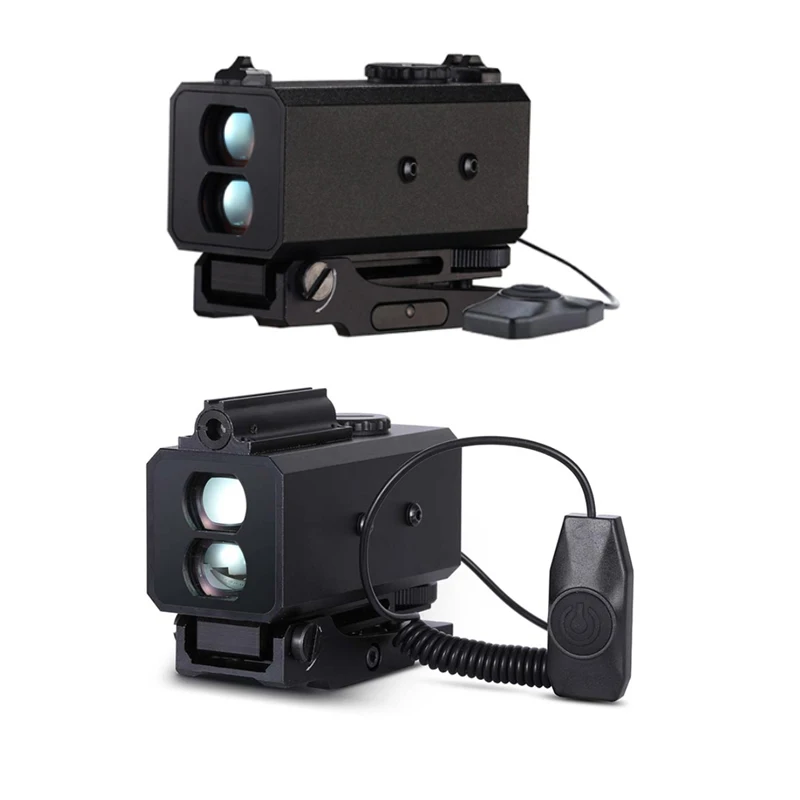 LaserWorks LE-032 Mini Laser Rangefinder 1200yard 1200m Meter Distance For Hunting Scope Bow with Angle 3 Sides Mountable