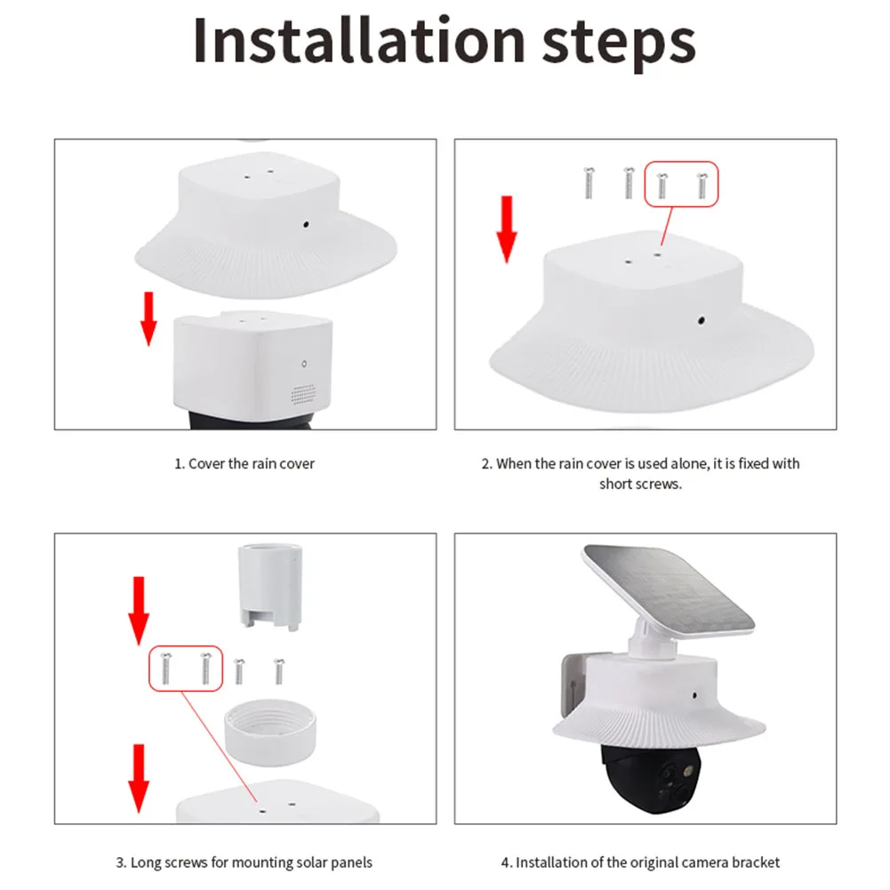 Camera Weatherproof Cover For Eufy Security Solocam S340, Outdoor