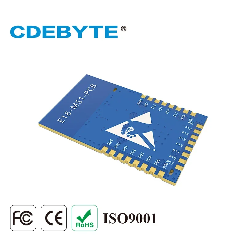 Antena PCB de 4 unids/lote Zigbee IO CC2530, 2,4 Ghz, 2,5 mW, IoT E18-MS1-PCB Mes, transmisor y receptor inalámbrico de red