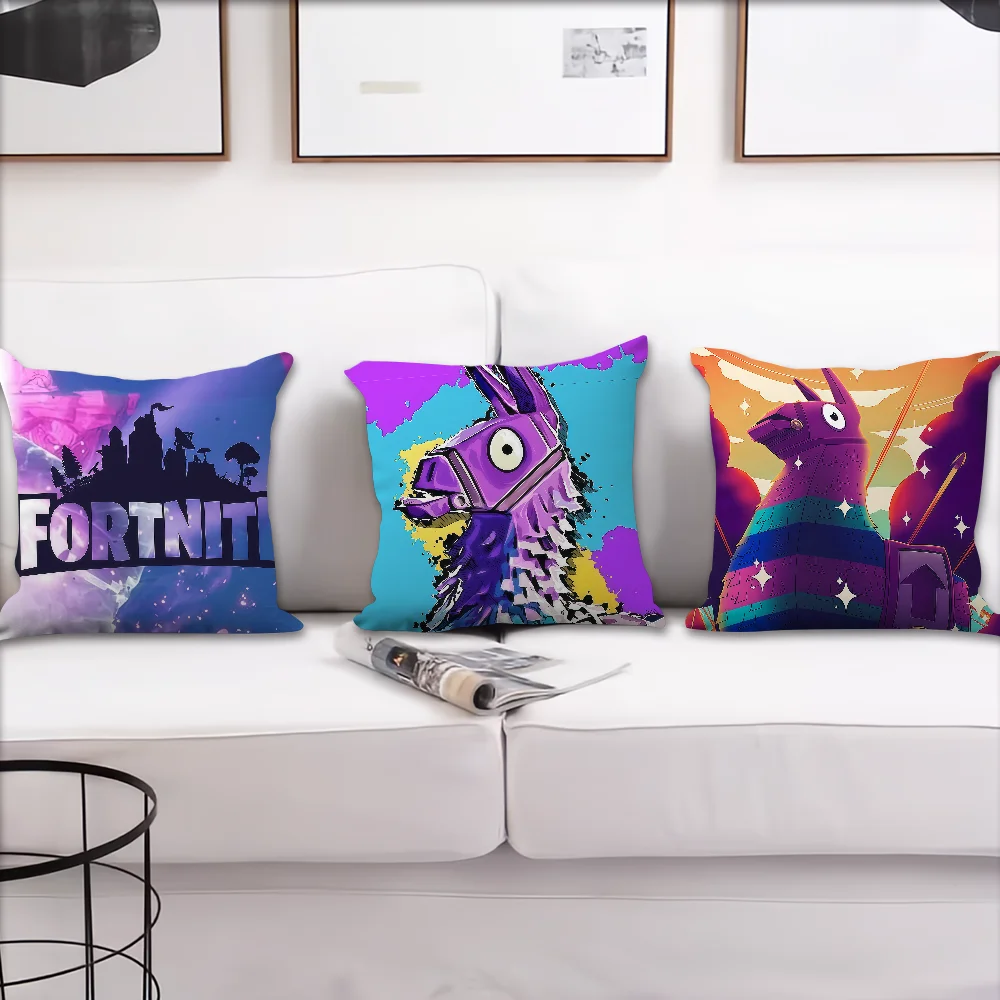 게임 F-FORTNITE 쿠션 커버 베개 인쇄용 소파 장식 홈 카룸 커피숍 사무실 북유럽 심플리티
