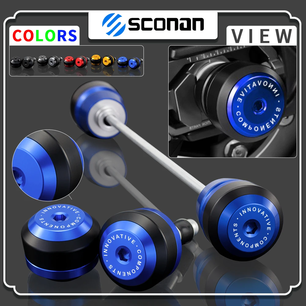 Motorcycle Accessorie For Yamaha T Max 560 Tmax560 Techmax Tmax530 Sx/Dx Front Rear Axle Fork Wheel Slider Falling Protector