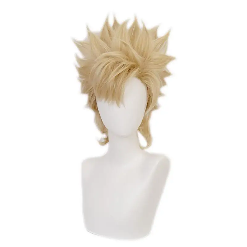 

Anime Jojo'S Bizarre Adventure Caesar Anthonio Zeppeli Cosplay Wig Golden Hair Heat Resistant Synthetic Halloween Party Props