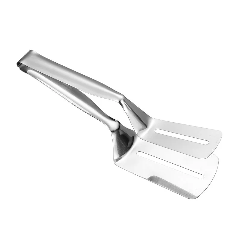 2-in-1 Kitchen Accessories Kitchen Gadget Sets Omelette Spatula Silicone Spatula for Toast Pancake Egg Flip Tongs Cocina