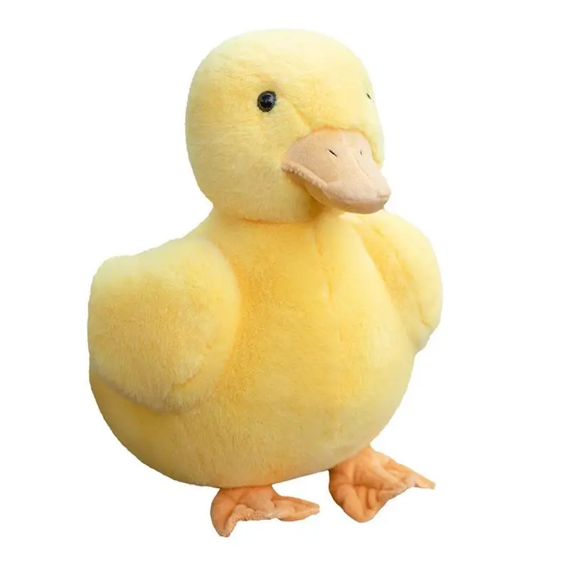 

Stuffed Duck Huggable Cute Soft Stuffed Ducks Adorable Giftable Duck Plush Toy Fluffy Yellow Velvet Duck model Birthday Gift