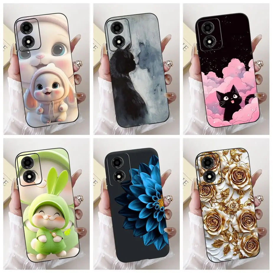 Cute Cat Rabbit Cartoon Shockproof Phone Case - Enhanced Protection