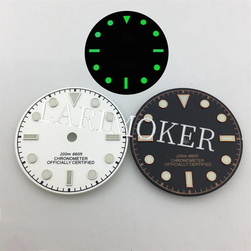 BLIGER 블랙 앤 화이트 레트로 다이얼, 럭셔리 레트로 라이트, 야광 핏, NH34, NH35, NH36, ETA2824, PT5000, 미요타 DG 시리즈 무브먼트, 29mm 