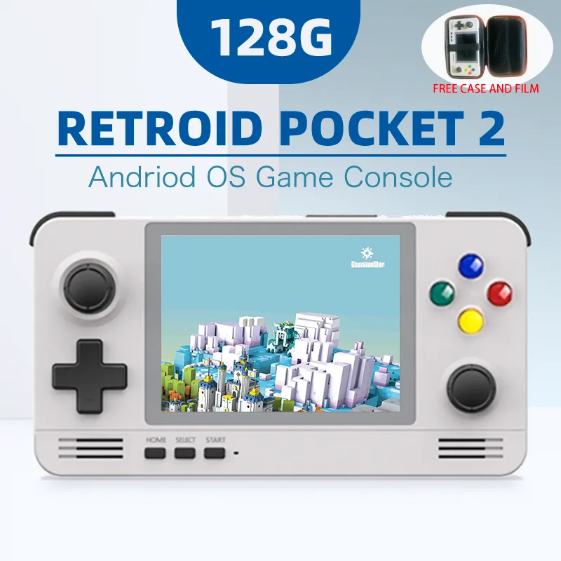 2022インチ画面のRetroid Pocket 2ポータブルコンソール,ゲーム