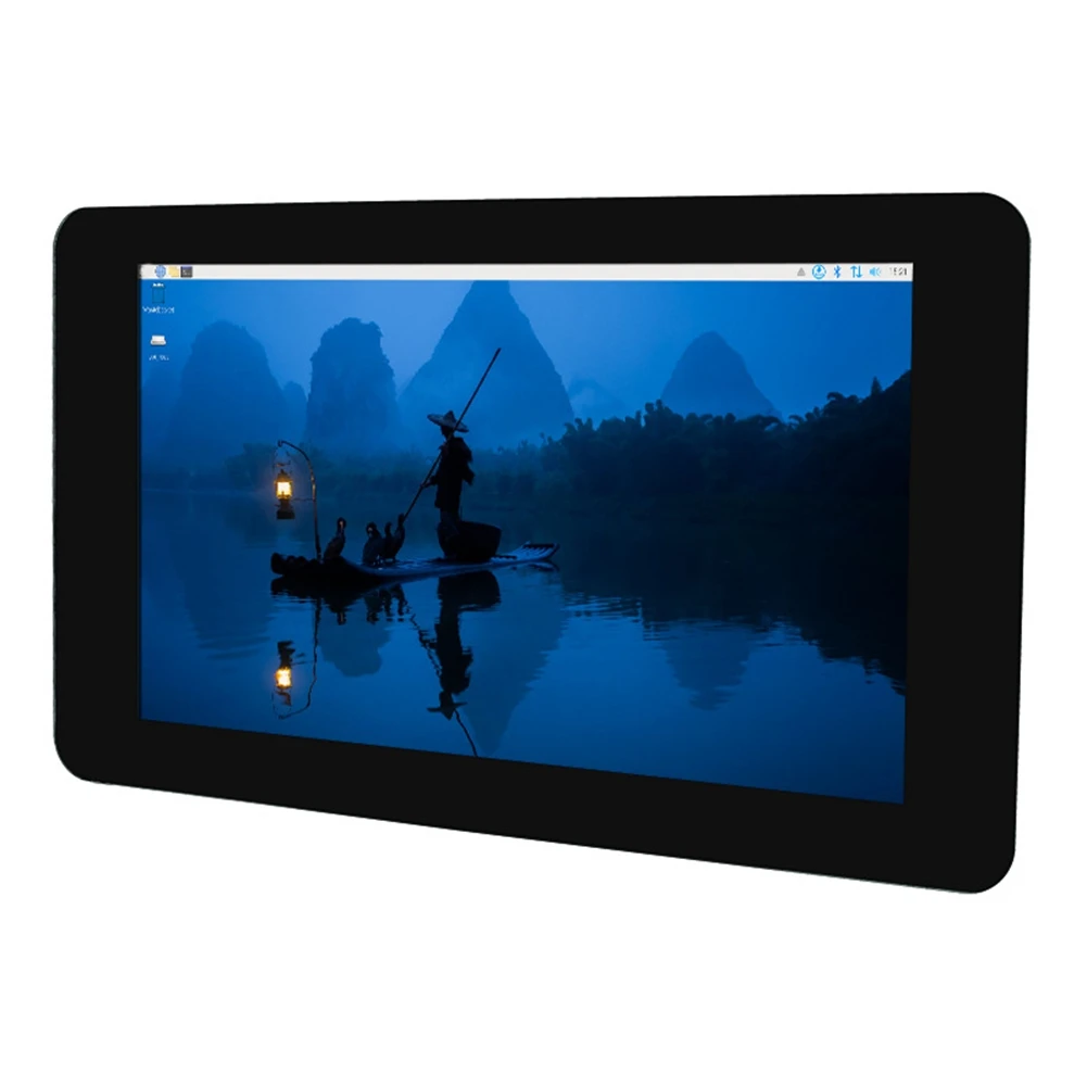 【공개】라즈베리 파이 7인치 DSI IPS 정전식 터치 스크린 1024X600(라즈베리 파이 5/4B 디스플레이용 케이스 없음)