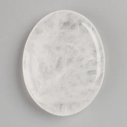 Jade Chakra Healing Palm Stone - Natural Crystal Quartz Worry Stone for Home Decor and Wellness (Rock quartz)