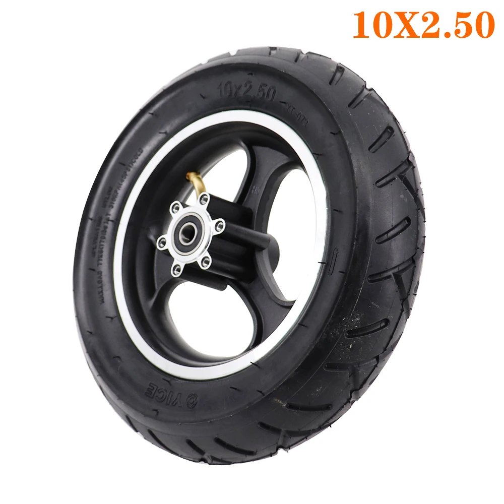

10x2.50 wheel Tyre 10 inch 10*2.50 Inner Tube Outer Tire with Alloy hub for Electric Scooter Explosion-proof Advanced Tire