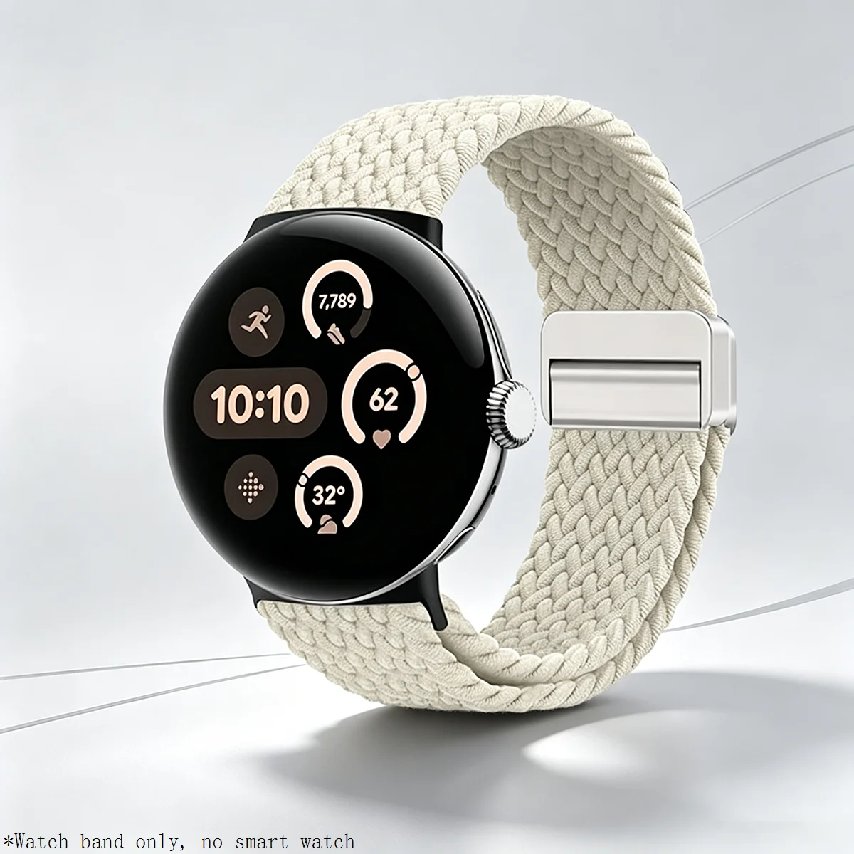 Soft Nylon Sport Bracelet for Google Pixel Watch - Unisex 41mm Strap