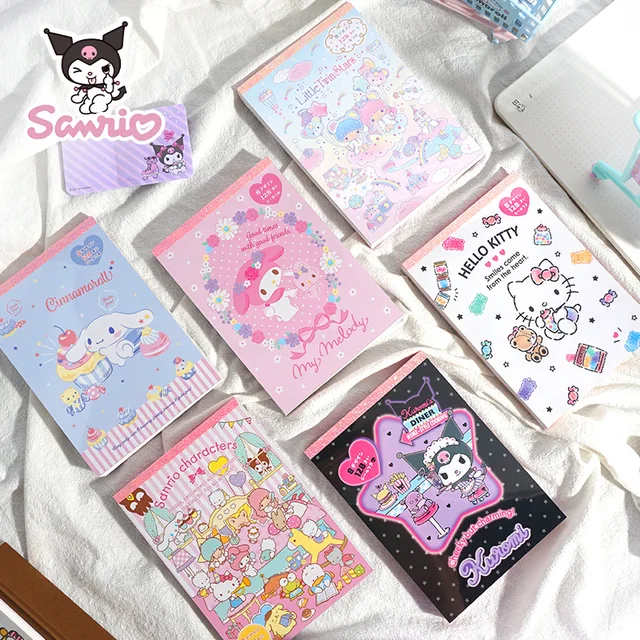 5pcs Sanrio Notebook Anime Hello Kitty Kuromi Cinnamoroll Office Notebook  Handbook Book Cartoon Pp Coil Book Student Gifts Toys - AliExpress